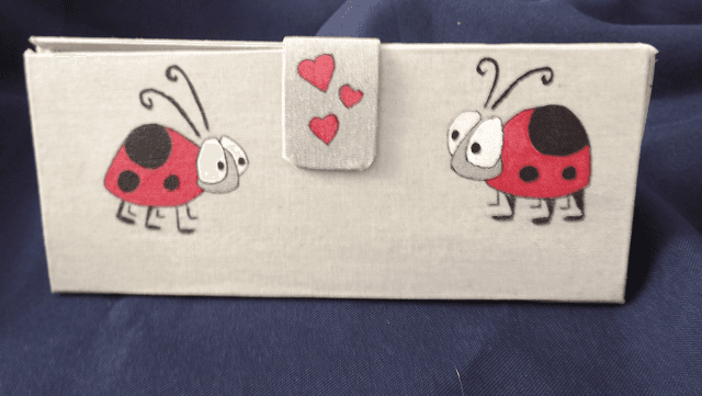 Etui à lunettes coccinelle